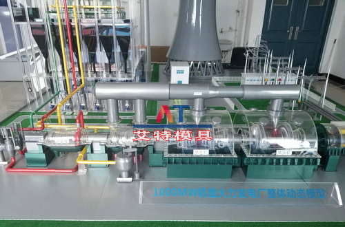 1000MW机组火力发电厂模型